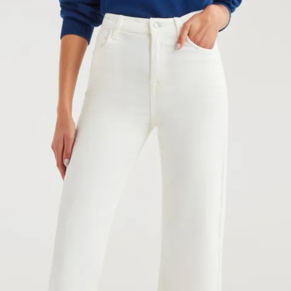 7 FOR ALL MANKIND CROPPED ALEXA JEAN/CORDS - Picture 3 of 8
